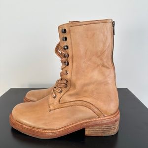 Free People Santa Fe Lace Up Boots Size 40